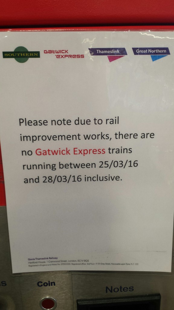 Gatwick TVM